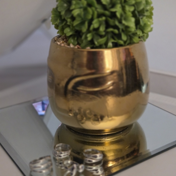 4pc Silver Adjustable Rings Set - Picture 2 of 2